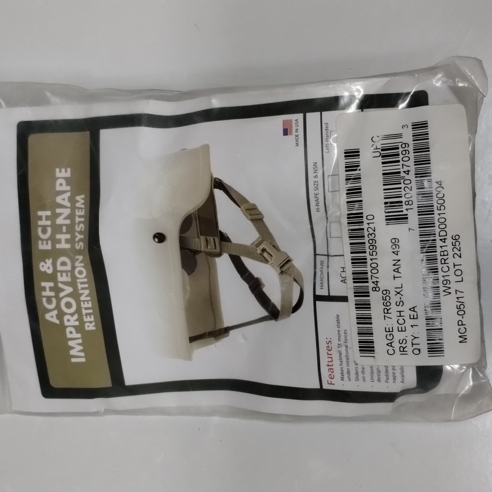 USGI ACH ECH Opscore H-nape chin strap helmet upgrade.